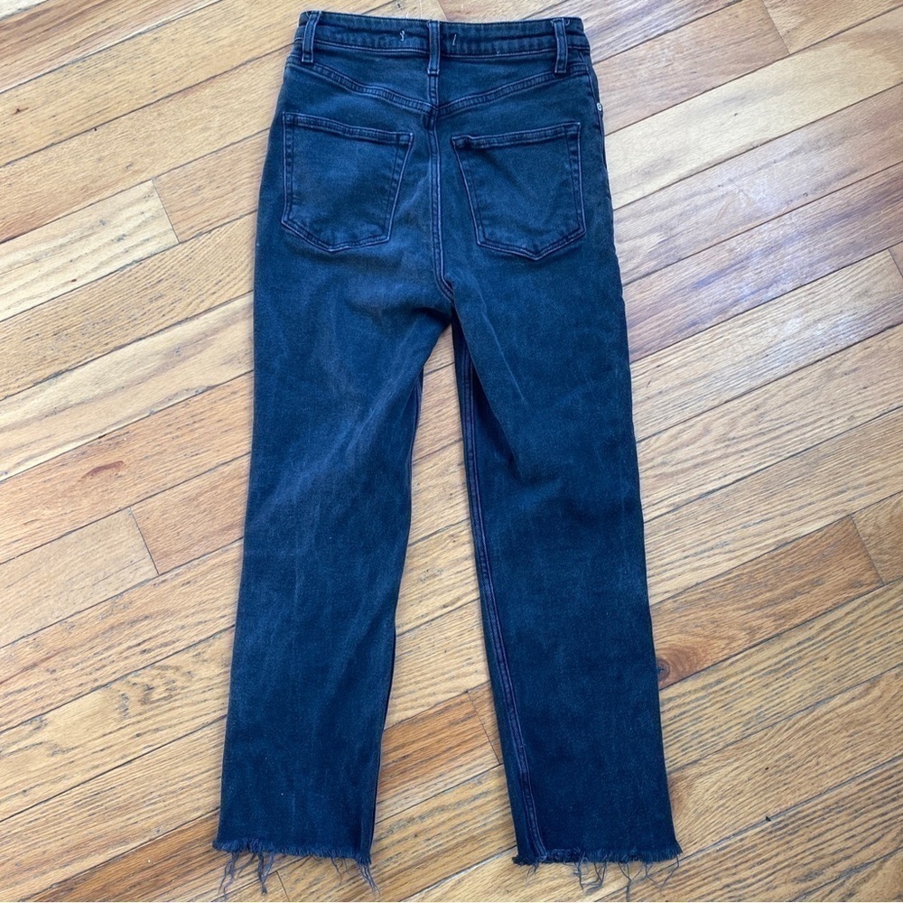 REVOLVE We The Free Black Hi Slim Straight Jeans Size 28 - Picture 7 of 8